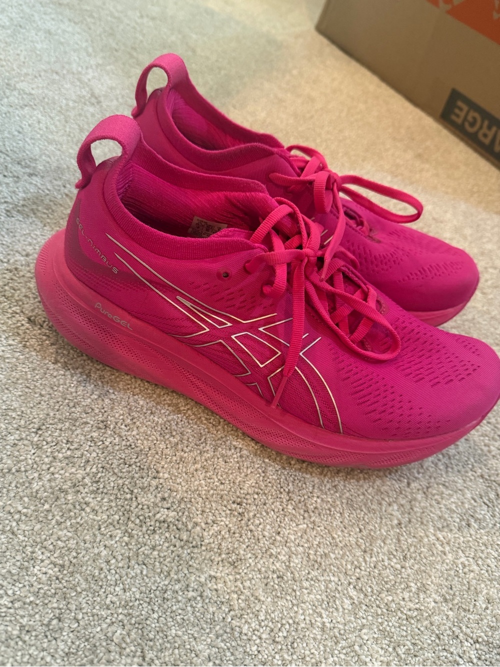 ASICS Gel-Nimbus Running Shoes in Pink Rave